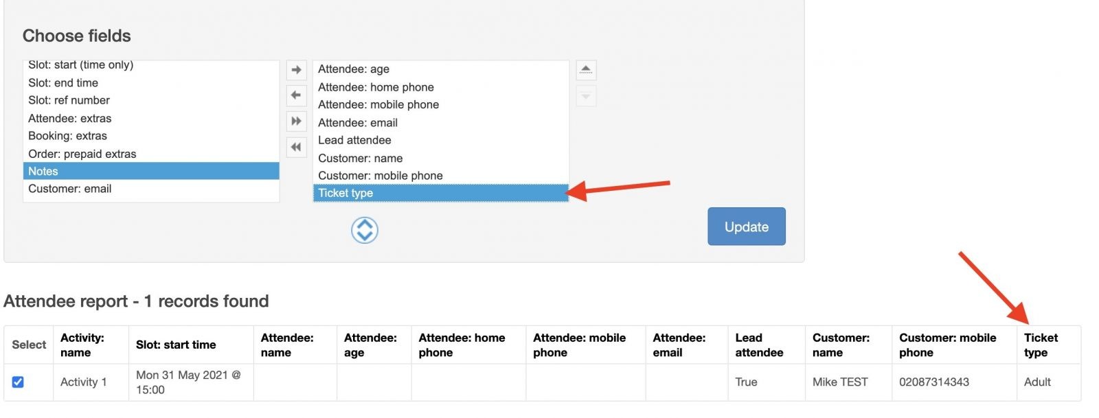 Attendee report image